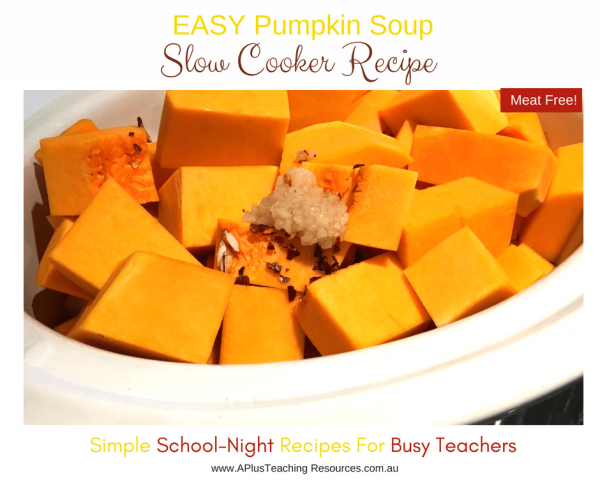 Easy Slow Cooker Pumpkin Soup Recipe For Teachers