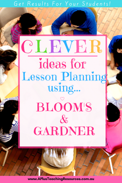 Free blooms gardners writing matrix for higher order thinking