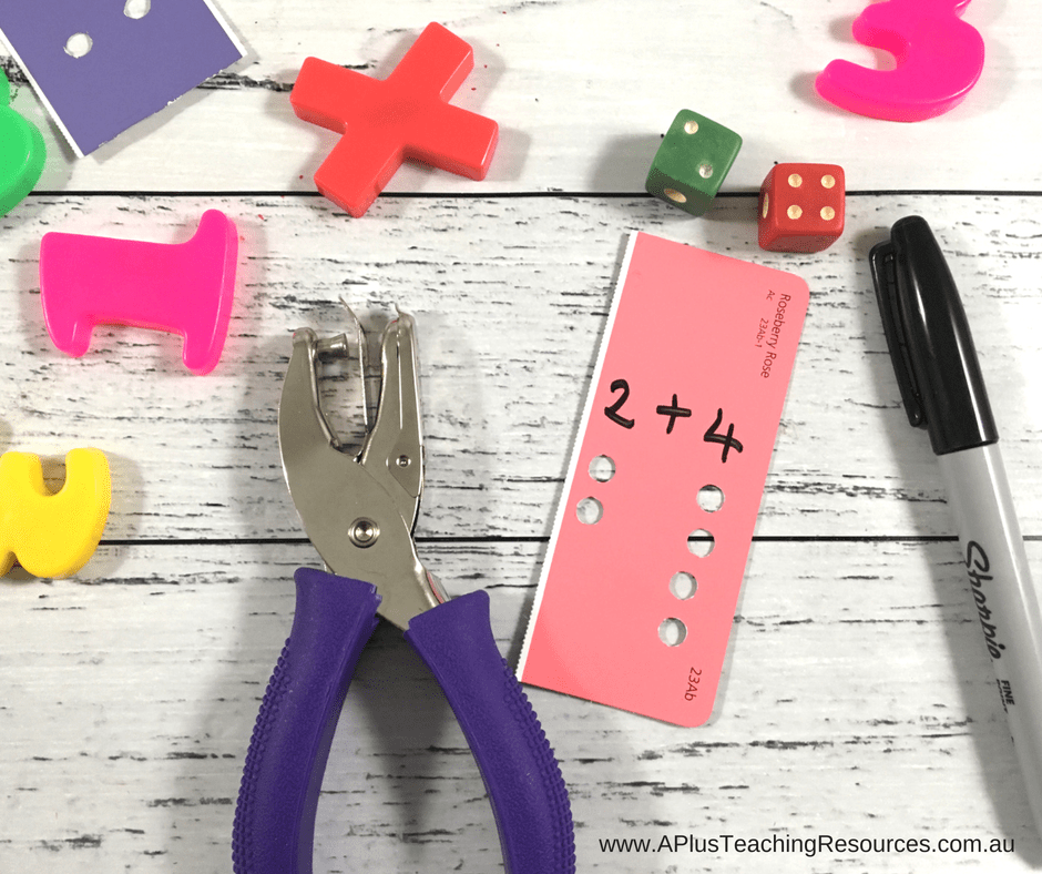 FREE Hole Punch Game {Fine Motor Activity} A Plus Teaching Resources