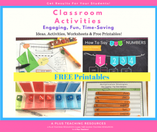 Classroom Activities & Teaching Resources: A Plus Teaching Resources
