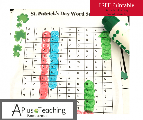 Saint Patricks Day Word Search