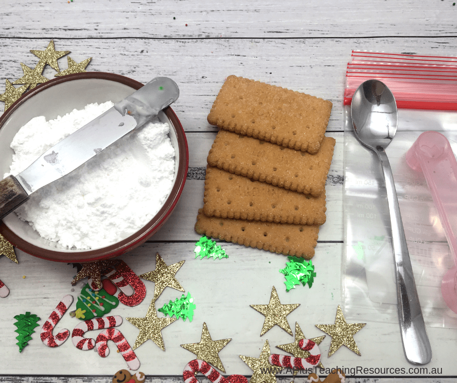 ingredients for gingerbread houses