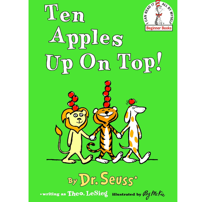 10 apples up on top