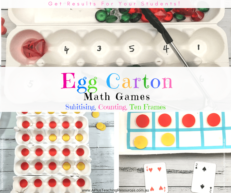 Clever Egg Carton Maths Activities {Handson Learning} A Plus