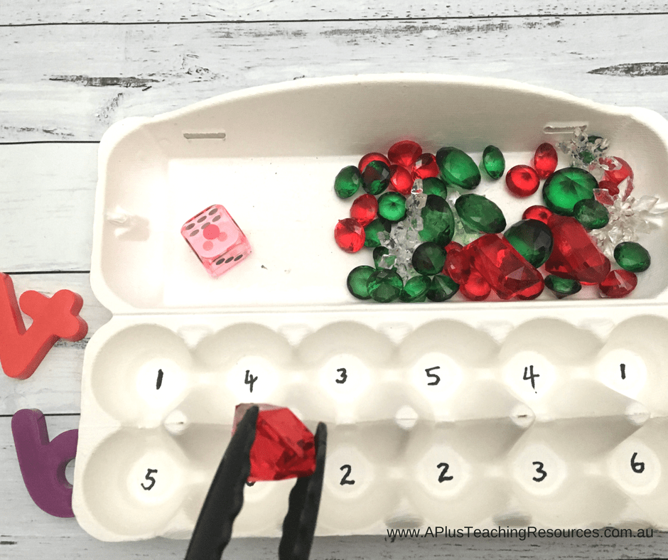 egg carton math matching numbers & quantity