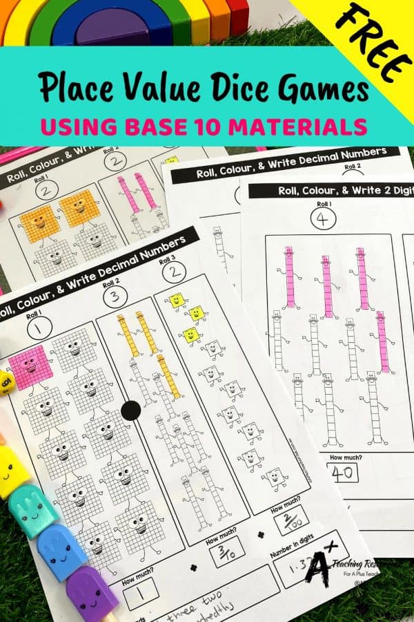 FREE Place Value Games {HandOn Math Games!}