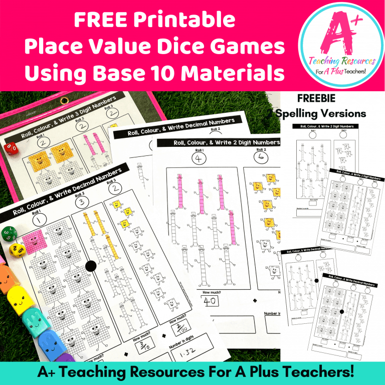 Place Value Archives | A Plus Teaching Resources